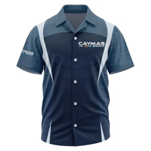 Caymas Exclusive Logo Short Sleeve Camp Collar Shirt TTFSHWSCS1903003CBZ Shirt