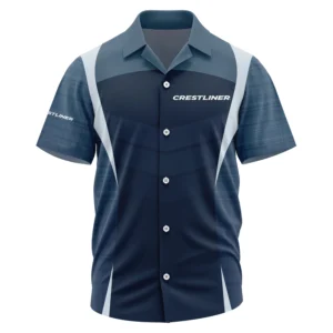 Crestliner Exclusive Logo Short Sleeve Camp Collar Shirt TTFSHWSCS1903003CLZ Shirt
