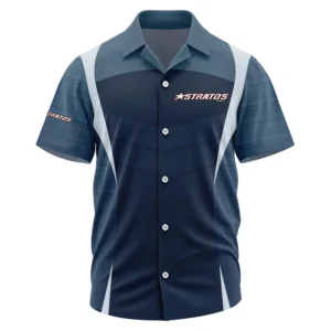 Stratos Exclusive Logo Short Sleeve Camp Collar Shirt TTFSHWSCS1903003SAZ Shirt