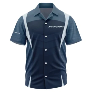 StarCraft Exclusive Logo Short Sleeve Camp Collar Shirt TTFSHWSCS1903003SCZ Shirt