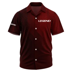 Legend Bass Boat Exclusive Logo Short Sleeve Camp Collar Shirt TTFSHWSCS1903006LEBZ Shirt