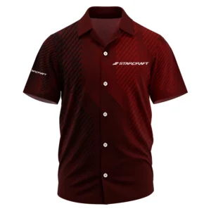 StarCraft Exclusive Logo Short Sleeve Camp Collar Shirt TTFSHWSCS1903006SCZ Shirt