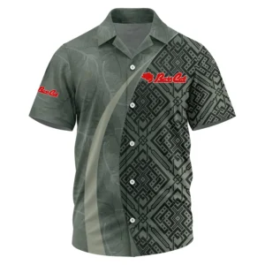 Bass Cat Exclusive Logo Short Sleeve Camp Collar Shirt TTFSHWSCS1903012BCZ Shirt