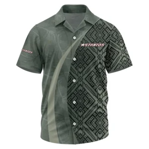 Stratos Exclusive Logo Short Sleeve Camp Collar Shirt TTFSHWSCS1903012SAZ Shirt