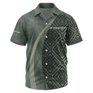 StarCraft Exclusive Logo Short Sleeve Camp Collar Shirt TTFSHWSCS1903012SCZ Shirt