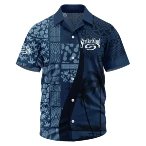 Strike King Exclusive Logo Short Sleeve Camp Collar Shirt TTFSHWSCS1903013SKZ Shirt