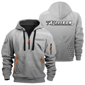 Allison Exclusive Logo Hoodie Half Zipper TTFSHHZ3D081907ALZ Hoodie