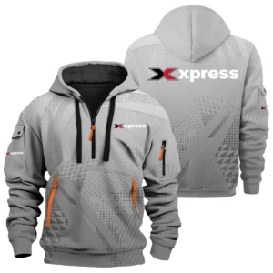 Xpress Exclusive Logo Hoodie Half Zipper TTFSHHZ3D081907XBZ Hoodie