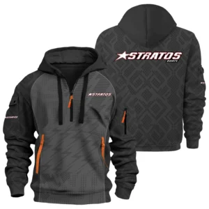 Stratos Exclusive Logo Hoodie Half Zipper TTFSHHZ3D081908SAZ Hoodie