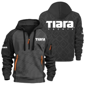 Tiara Yachts Exclusive Logo Hoodie Half Zipper TTFSHHZ3D081908TYZ Hoodie