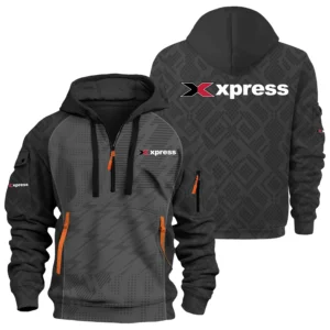 Xpress Exclusive Logo Hoodie Half Zipper TTFSHHZ3D081908XBZ Hoodie