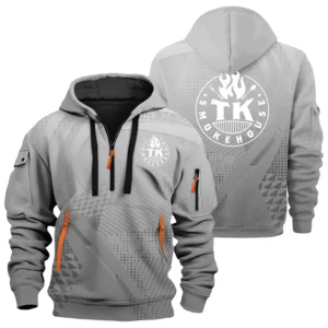 TK Smokehouse Exclusive Logo Hoodie Half Zipper TTFSHHZ3D081907TKAZ Hoodie