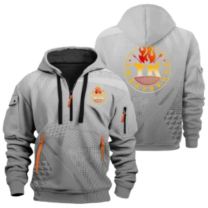 TK Smokehouse Exclusive Logo Hoodie Half Zipper TTFSHHZ3D081907TKZZ Hoodie