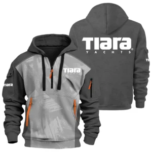 Tiara Yachts Exclusive Logo Hoodie Half Zipper TTFSHHZ3D081910TYZ Hoodie