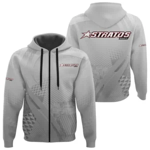 Stratos Exclusive Logo Zipper Hoodie TTFSHDZ3D081907SAZ Hoodie