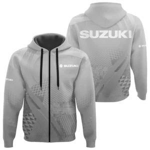 Suzuki Exclusive Logo Zipper Hoodie TTFSHDZ3D081907SUZ Hoodie