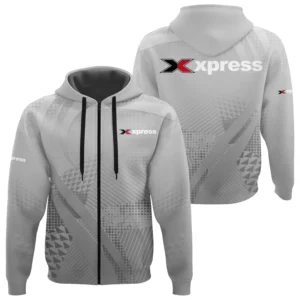 Xpress Exclusive Logo Zipper Hoodie TTFSHDZ3D081907XBZ Hoodie