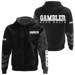 Gambler Exclusive Logo Zipper Hoodie TTFSHDZ3D081911GBZ Hoodie