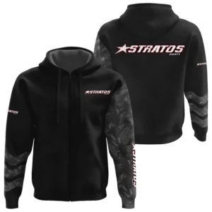 Stratos Exclusive Logo Zipper Hoodie TTFSHDZ3D081911SAZ Hoodie