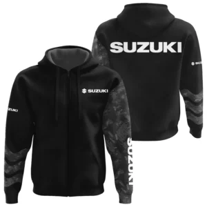 Suzuki Exclusive Logo Zipper Hoodie TTFSHDZ3D081911SUZ Hoodie