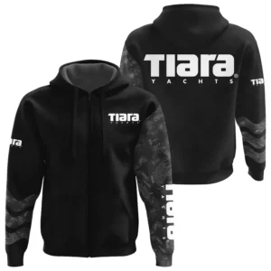 Tiara Yachts Exclusive Logo Zipper Hoodie TTFSHDZ3D081911TYZ Hoodie