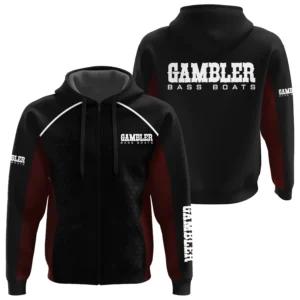 Gambler Exclusive Logo Zipper Hoodie TTFSHDZ3D081912GBZ Hoodie