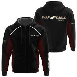 War Eagle Exclusive Logo Zipper Hoodie TTFSHDZ3D081912WEZ Hoodie