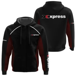 Xpress Exclusive Logo Zipper Hoodie TTFSHDZ3D081912XBZ Hoodie