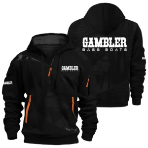 Gambler Exclusive Logo Hoodie Half Zipper TTFSHHZ3D081912GBZ Hoodie