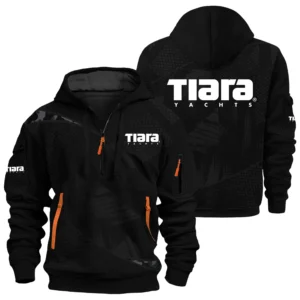 Tiara Yachts Exclusive Logo Hoodie Half Zipper TTFSHHZ3D081912TYZ Hoodie