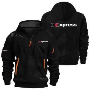 Xpress Exclusive Logo Hoodie Half Zipper TTFSHHZ3D081912XBZ Hoodie