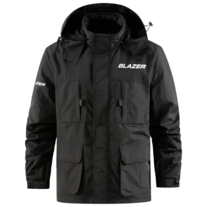 Blazer Exclusive Logo Multi Pocket Softshell Jacket Detachable Hood TTFSSCLJ0819BLZ Jacket