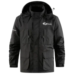 G3 Exclusive Logo Multi Pocket Softshell Jacket Detachable Hood TTFSSCLJ0819G3Z Jacket