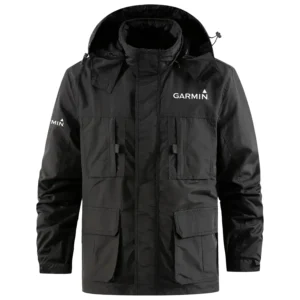 Garmin Exclusive Logo Multi Pocket Softshell Jacket Detachable Hood TTFSSCLJ0819GZ Jacket