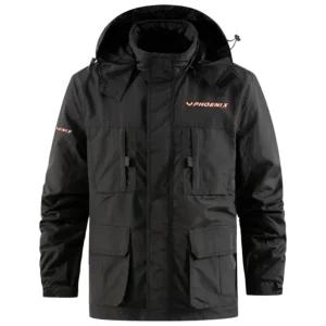 Phoenix Exclusive Logo Multi Pocket Softshell Jacket Detachable Hood TTFSSCLJ0819PBZ Jacket