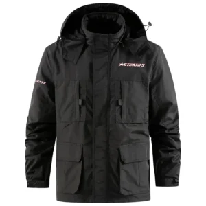 Stratos Exclusive Logo Multi Pocket Softshell Jacket Detachable Hood TTFSSCLJ0819SAZ Jacket