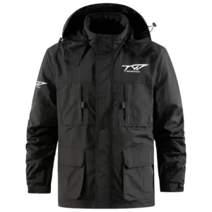 Tidewater Exclusive Logo Multi Pocket Softshell Jacket Detachable Hood TTFSSCLJ0819TWZ Jacket