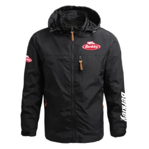 Berkley Exclusive Logo Waterproof Outdoor Jacket Detachable Hood HCPDJH611BKZ Jacket