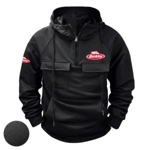 Berkley Exclusive Logo Tactical Quarter Zip Hoodie HCPDTQH8BKZ Hoodie