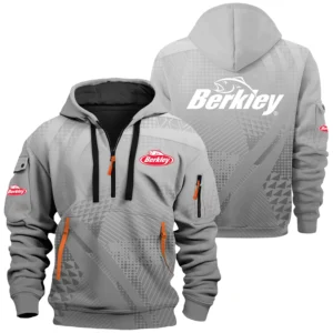 Berkley Exclusive Logo Hoodie Half Zipper TTFSHHZ3D081907BKZ Hoodie