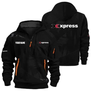 Xpress Exclusive Logo Hoodie Half Zipper TTFSHHZ3D0819A12XBZ Hoodie