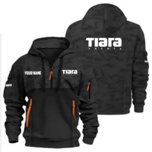 Tiara Yachts Exclusive Logo Hoodie Half Zipper HTHHZ09TYZ Hoodie