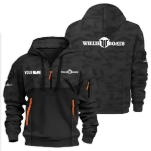 Willie Exclusive Logo Hoodie Half Zipper HTHHZ09WIZ Hoodie