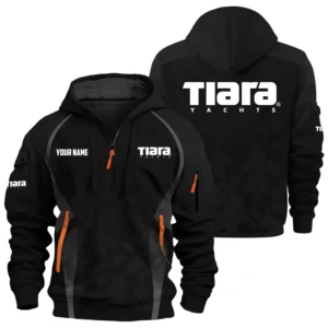 Tiara Yachts Exclusive Logo Hoodie Half Zipper TTFSHHZ3D081913TYZ Hoodie