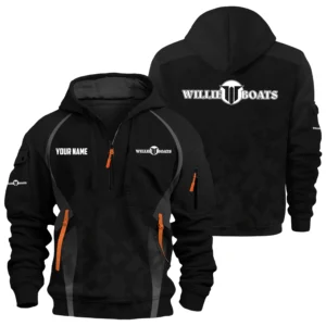 Willie Exclusive Logo Hoodie Half Zipper TTFSHHZ3D081913WIZ Hoodie