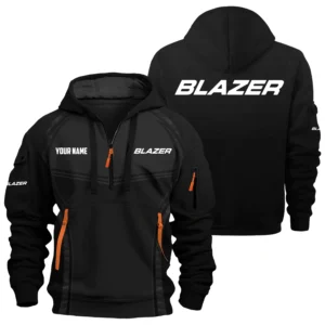 Blazer Exclusive Logo Hoodie Half Zipper TTFSHHZ3D081914BLZ Hoodie
