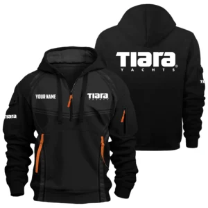 Tiara Yachts Exclusive Logo Hoodie Half Zipper TTFSHHZ3D081914TYZ Hoodie