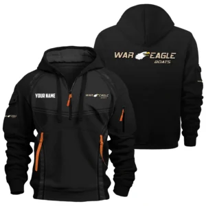 War Eagle Exclusive Logo Hoodie Half Zipper TTFSHHZ3D081914WEZ Hoodie