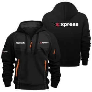 Xpress Exclusive Logo Hoodie Half Zipper TTFSHHZ3D081914XBZ Hoodie