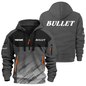 Bullet Exclusive Logo Hoodie Half Zipper TTFSHHZ3D0819C04BUZ Hoodie